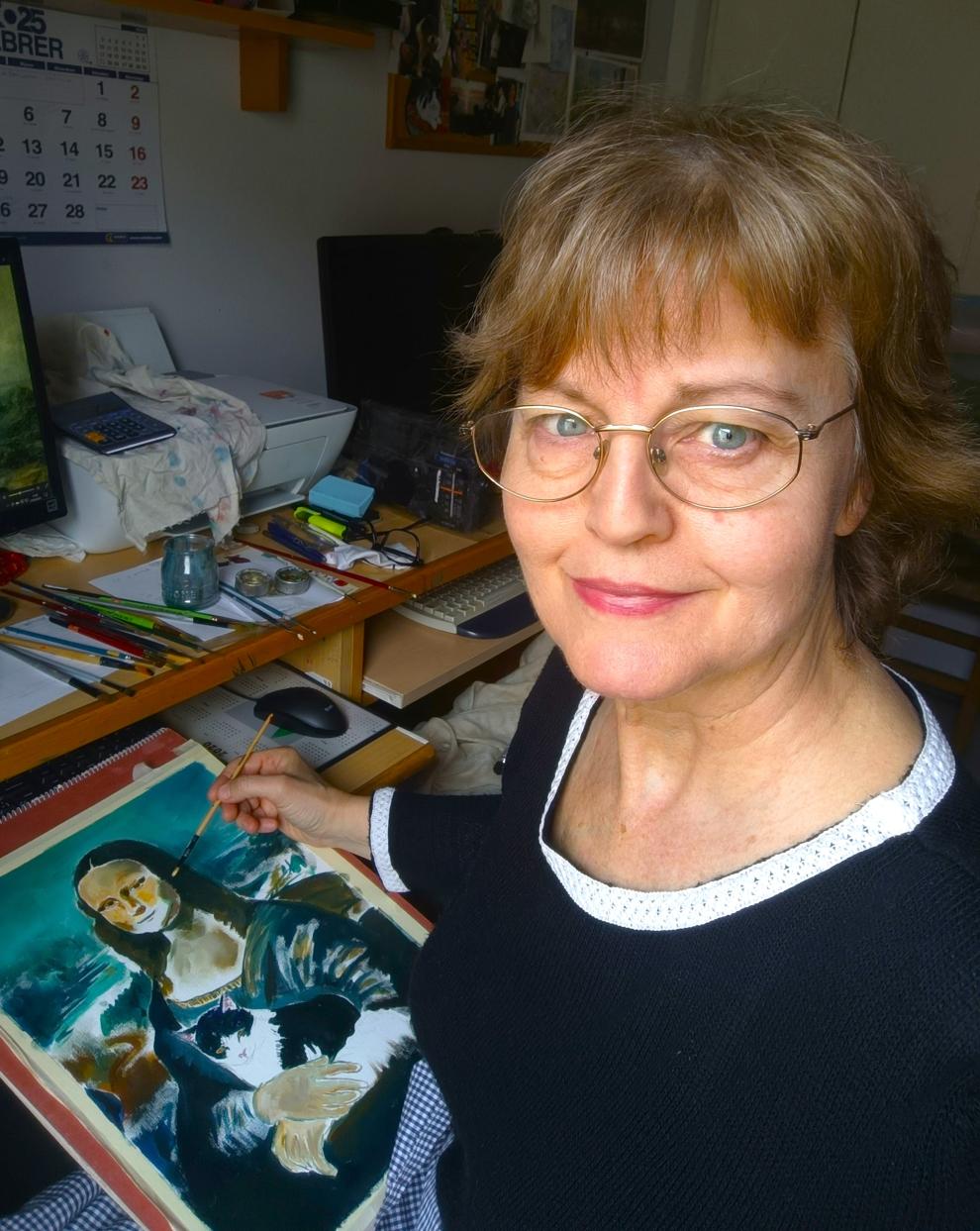 ​“Compartir art és desestressant i antidepressiu”
